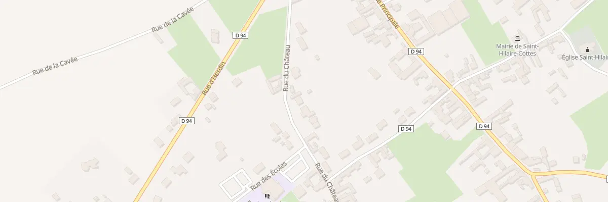 Plan du 225 Rue du Chateau à Saint-Hilaire-Cottes