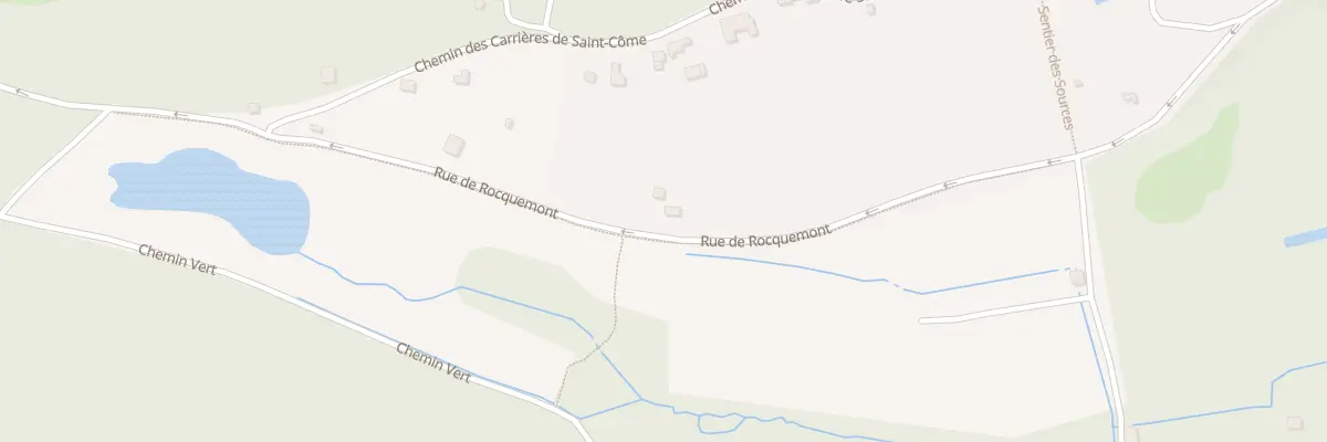 Plan du 9016 Rte de Rocquemont Prolongee à Luzarches
