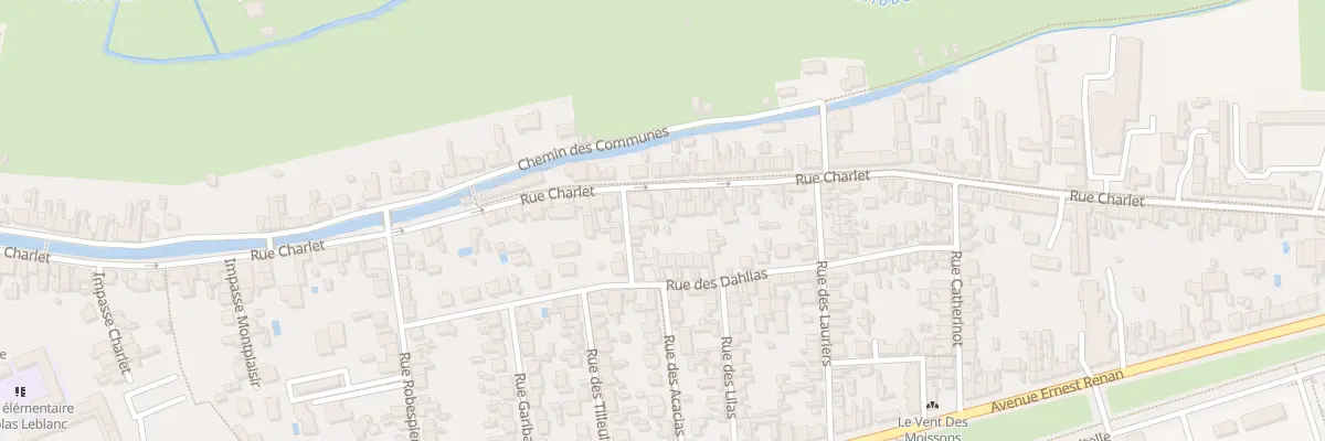 Plan du 112 Rue Charlet à Bourges