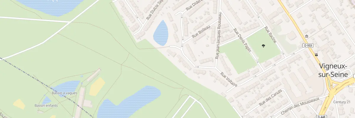 Plan du 6 Rue Voltaire à Vigneux-sur-Seine