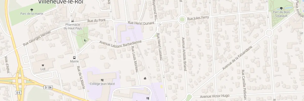 Plan du 37 Rue Henri Lusseau à Villeneuve-le-Roi