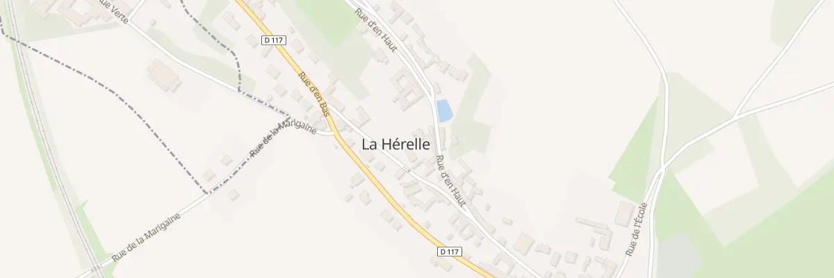 Plan du 13 Rue d’En Haut à La Hérelle