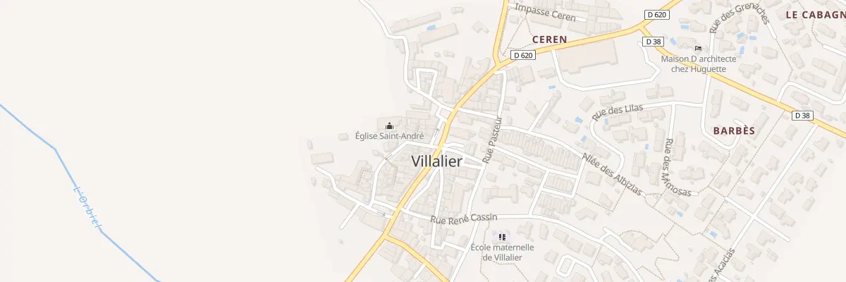 Plan du 41 Le Village à Villalier