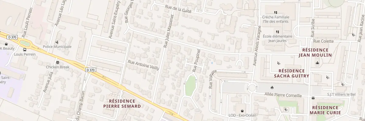 Plan du 5C Rue Poupinel à Villiers-le-Bel