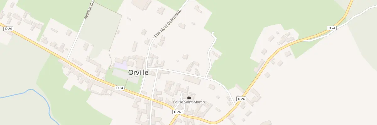 Plan du 7 Rue des Fossés à Orville