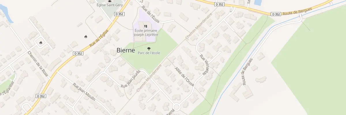Plan du 10 All de l’Orme à Bierne