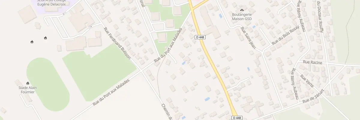Plan du 8 Rue du Port aux Malades à Draveil