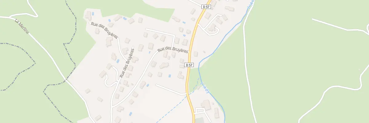 Plan du 13 Rue de la Vallee à Clairvaux-d’Aveyron