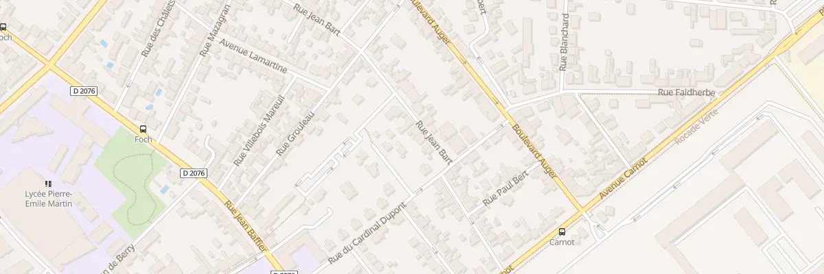 Plan du 42 Rue Jean Bart à Bourges
