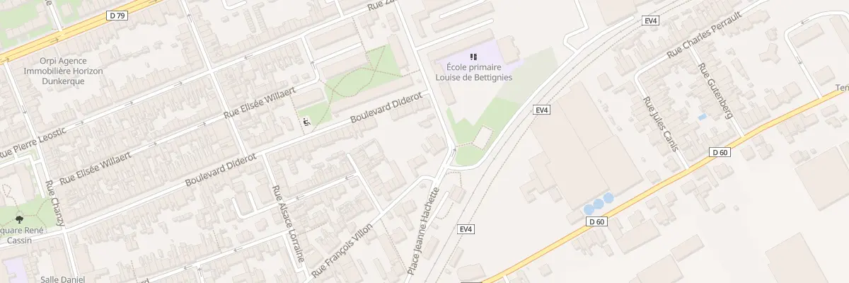 Plan du 51 Rue François Villon à Dunkerque