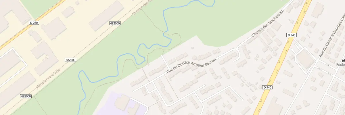 Plan du 21 Rue du Doc Armand Besson à Bourges