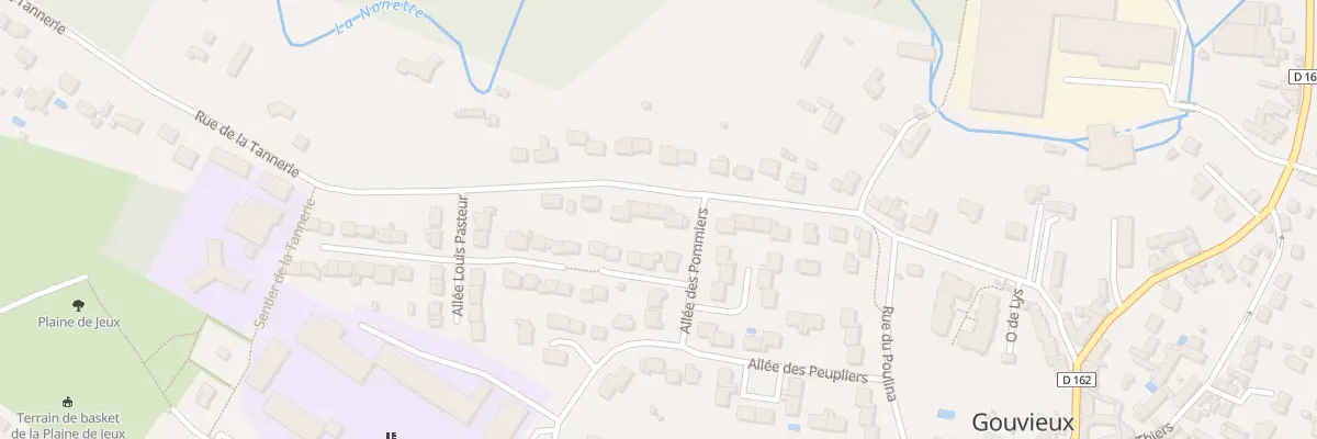 Plan du 13 Rue de la Tannerie à Gouvieux