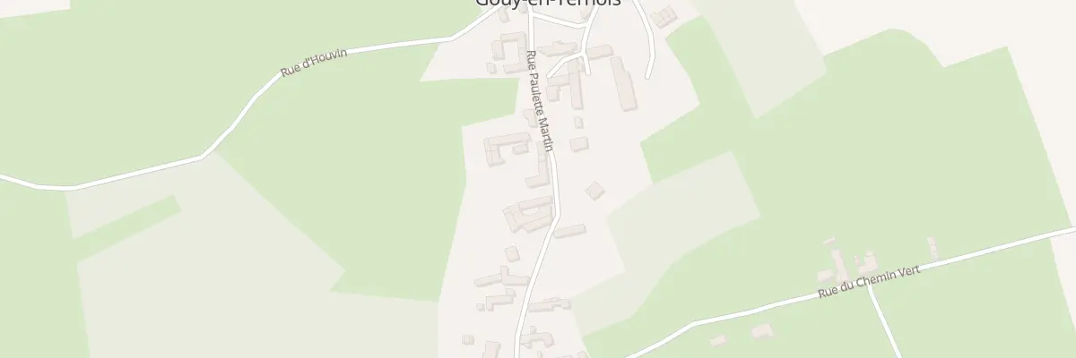 Plan du 24 Rue Paulette Martin à Gouy-en-Ternois