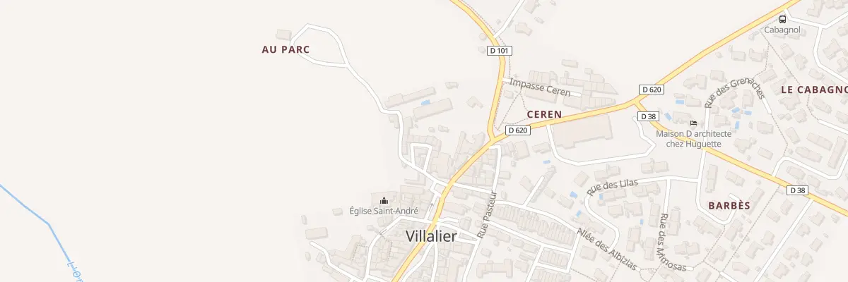 Plan du 60 Le Village à Villalier