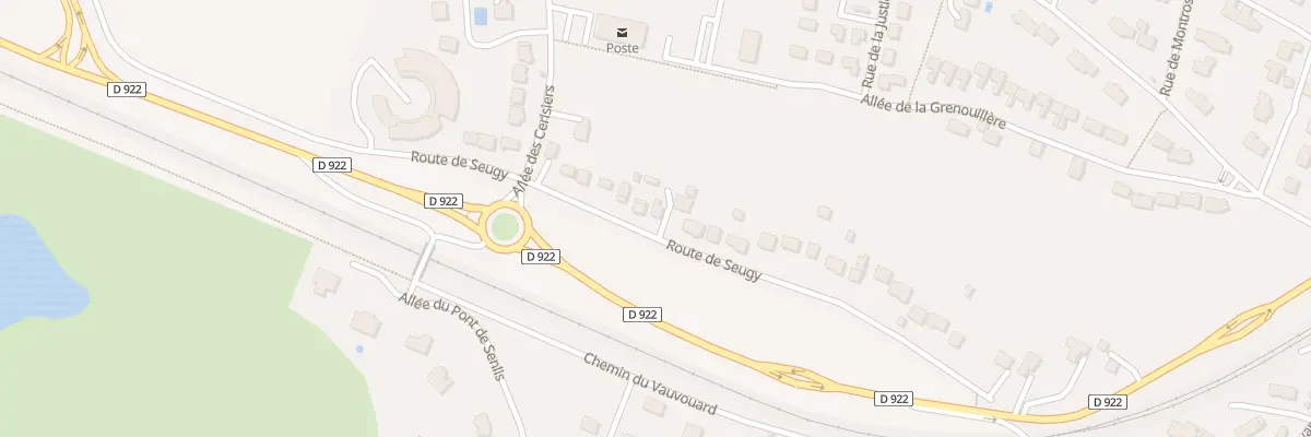 Plan du 32 Rte de Seugy à Luzarches
