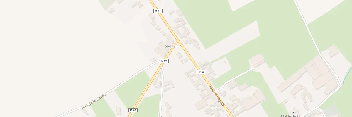 Plan du 598 Rue Principale à Saint-Hilaire-Cottes
