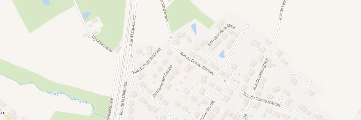 Plan du 9 Domaine des Genets à Arnèke
