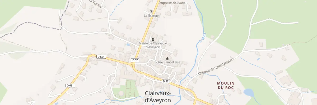 Plan du 6 Pl de l’Ancienne Ecole à Clairvaux-d’Aveyron