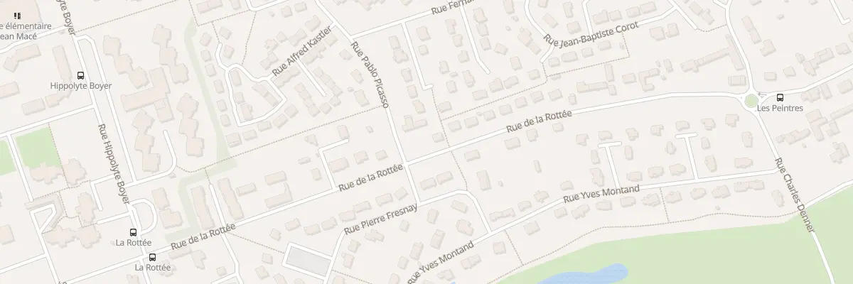 Plan du 172 Rue de la Rottée à Bourges