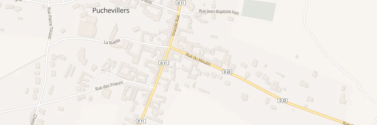 Plan du 2 Rue du Moulin à Puchevillers