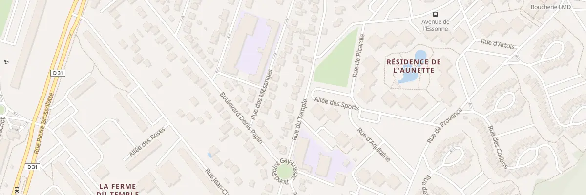 Plan du 74T Rue du Temple à Ris-Orangis