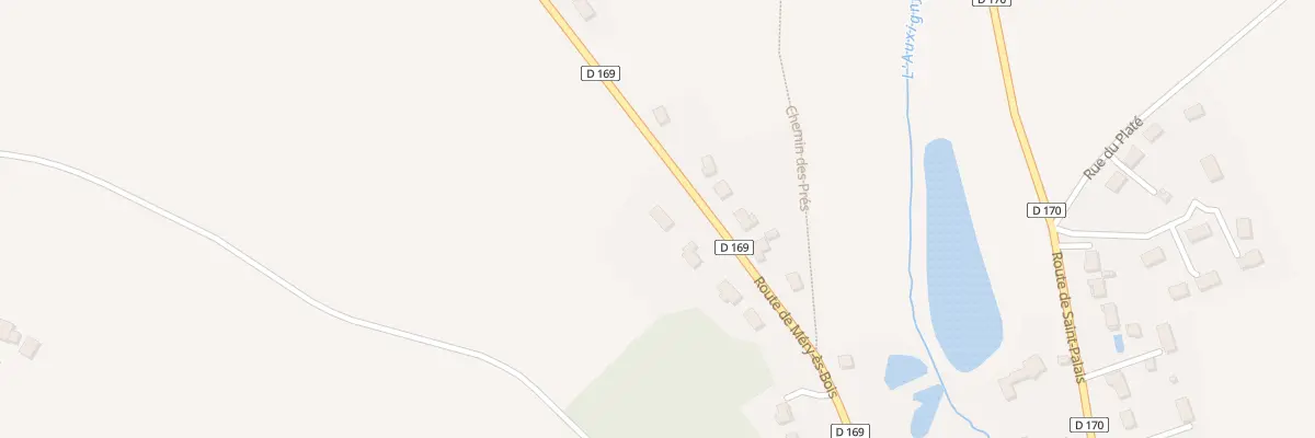 Plan du 39 Rte de Méry Es Bois à Saint-Martin-d’Auxigny