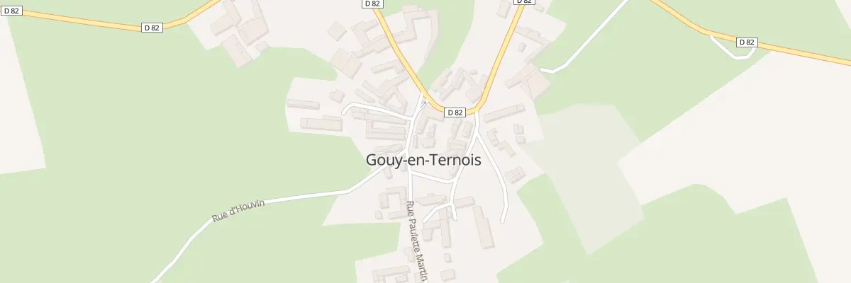 Plan du 5 Rue Paulette Martin à Gouy-en-Ternois