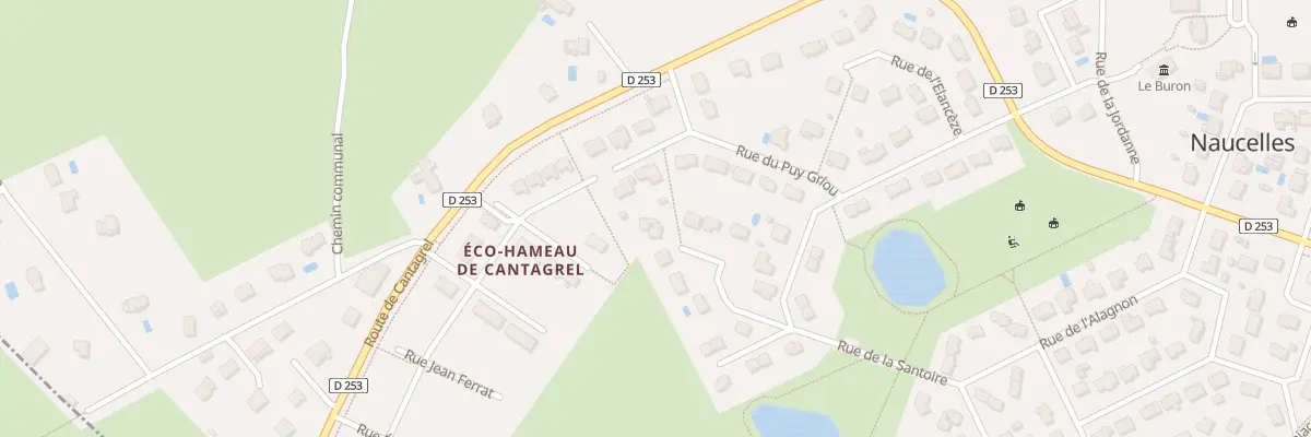 Plan du 9 Rue du Puy Violent à Naucelles