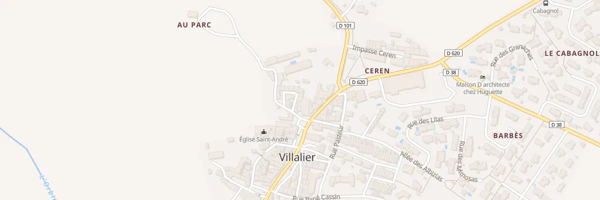 Plan du 4 Rue George Sand à Villalier