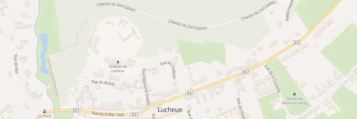 Plan du 4 Rue du Château à Lucheux