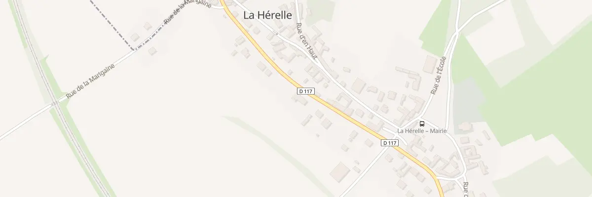 Plan du 18B Rue d’En Bas à La Hérelle