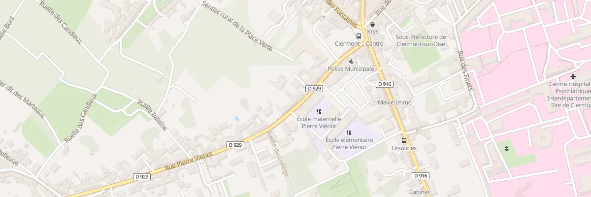 Plan du 18B Rue Pierre Viénot à Clermont