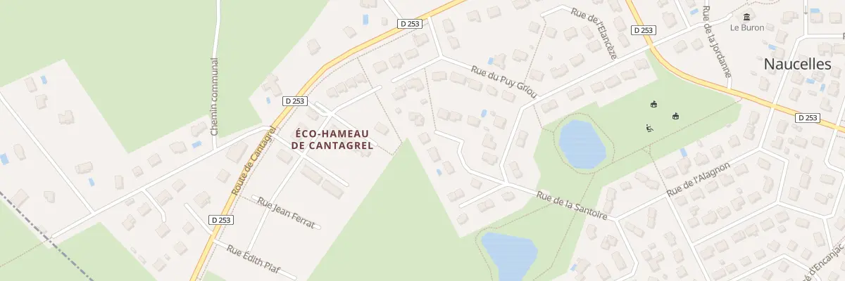 Plan du 7 Rue du Puy Violent à Naucelles