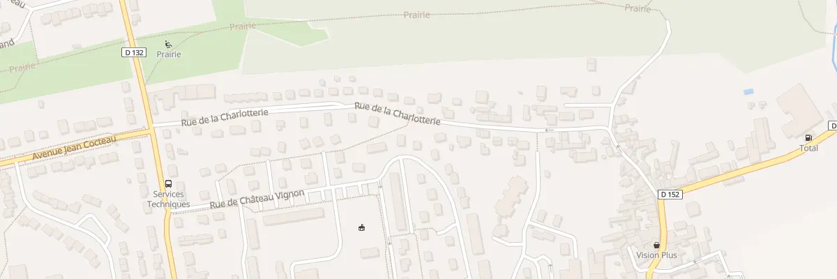 Plan du 28 Rue de Chateau Vignon au Malesherbois