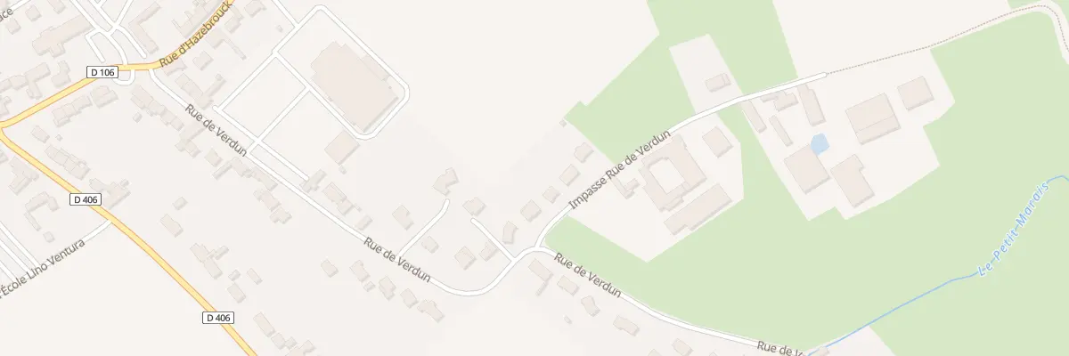 Plan du 41 Imp Rue de Verdun à Blaringhem