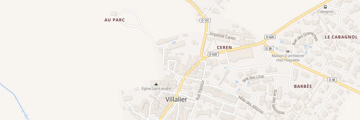 Plan du 5062 Le Village à Villalier