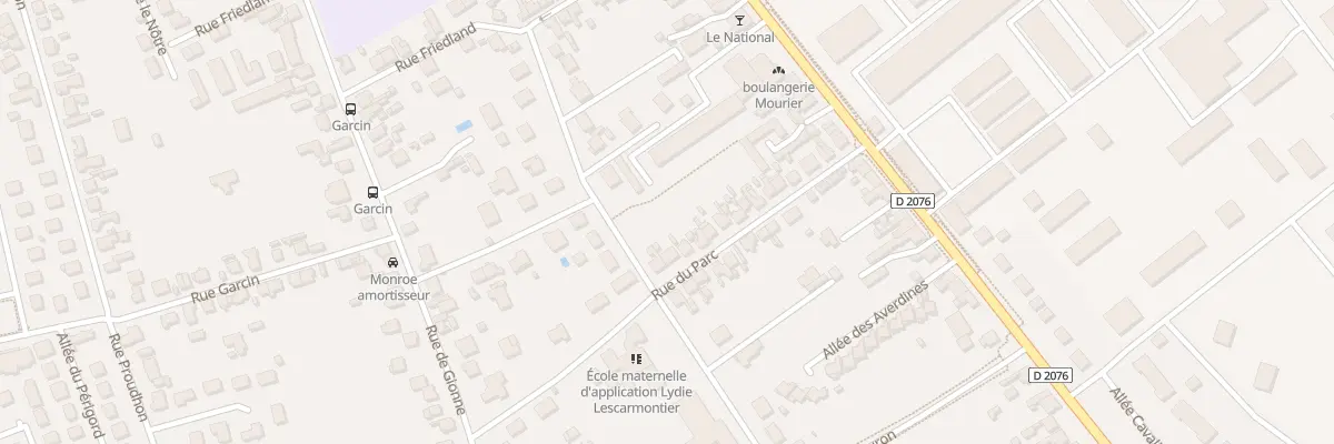 Plan du 26 Rue du Parc à Bourges