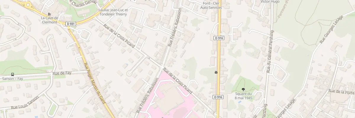 Plan du 14 Rue Frédéric Raboisson à Clermont