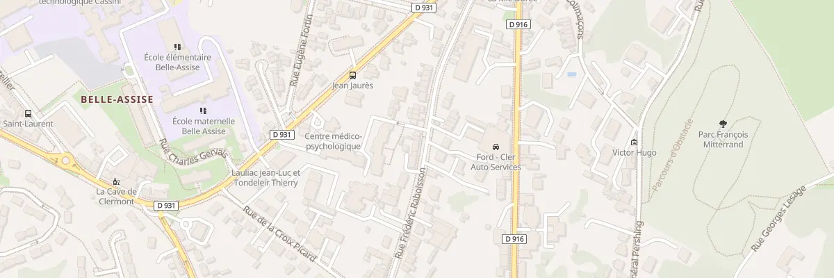 Plan du 39 Rue Frédéric Raboisson à Clermont