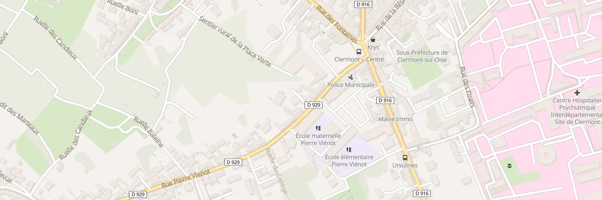 Plan du 14B Rue Pierre Viénot à Clermont