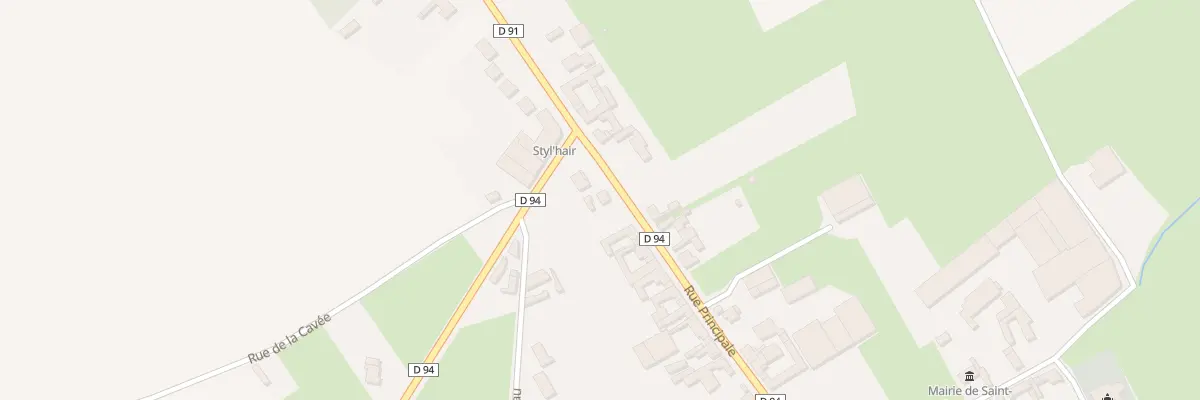 Plan du 626 Rue Principale à Saint-Hilaire-Cottes