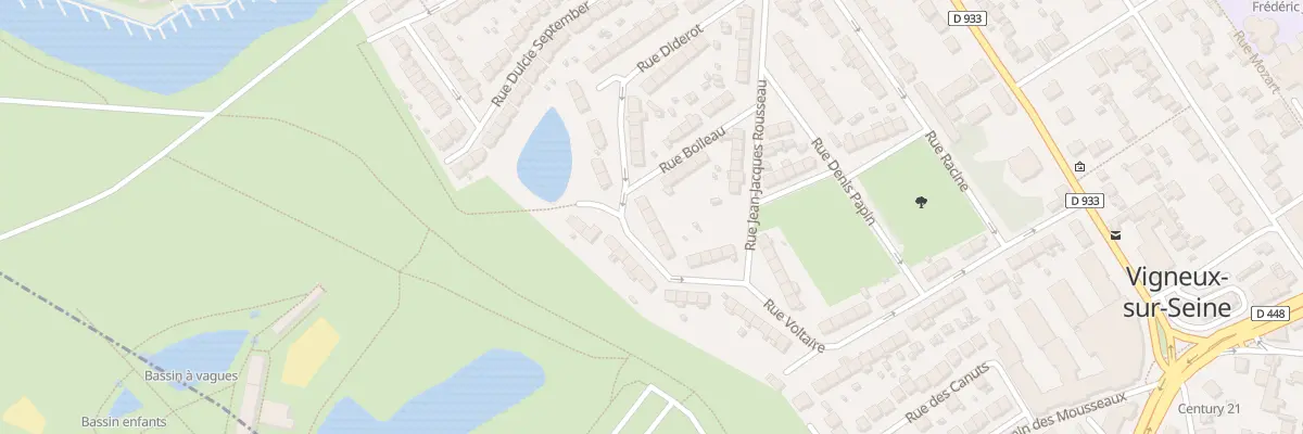 Plan du 3 Rue Voltaire à Vigneux-sur-Seine