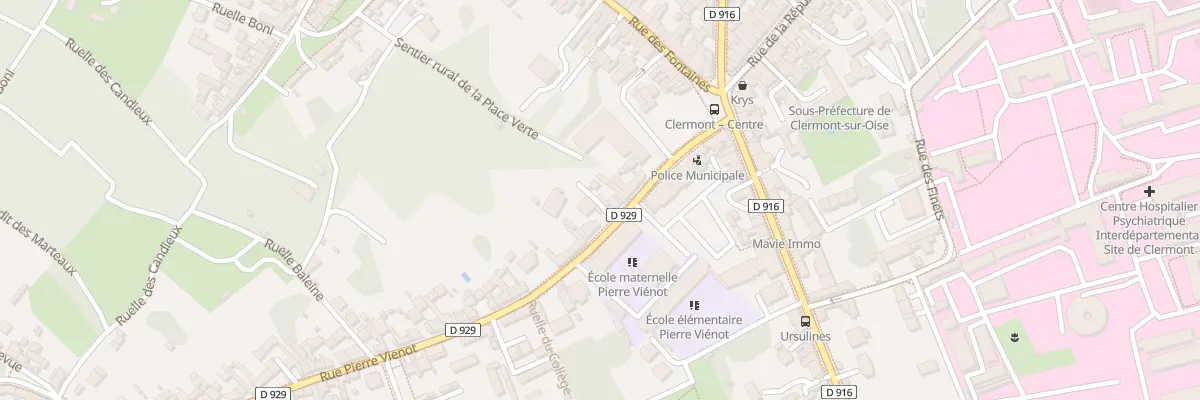 Plan du 14 Rue Pierre Viénot à Clermont
