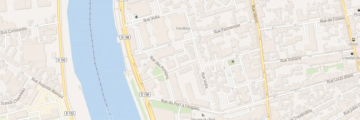 Plan du 8 Rue Parmentier à Alfortville