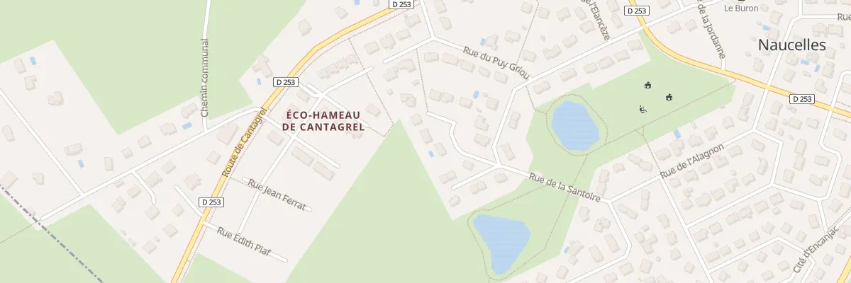 Plan du 5 Rue du Puy Violent à Naucelles