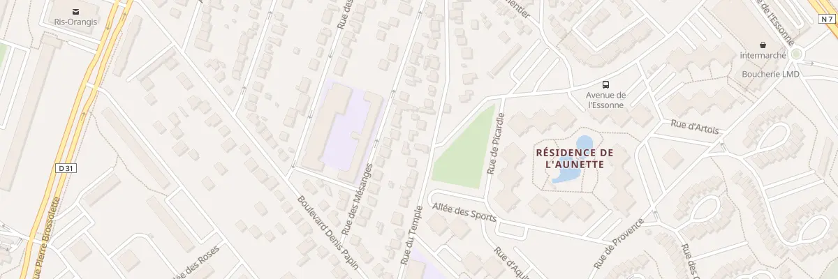 Plan du 68 Rue du Temple à Ris-Orangis