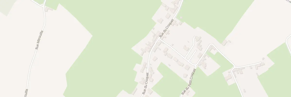 Plan du 1129 Rue du Croquet à Blaringhem