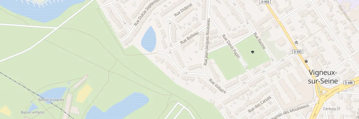 Plan du 5 Rue Voltaire à Vigneux-sur-Seine
