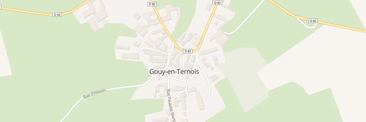 Plan du 2 Rue de Maizieres à Gouy-en-Ternois