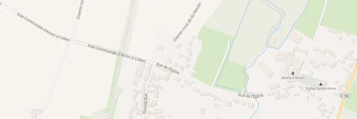 Plan du 10 Rue de l’Eglise à Airion